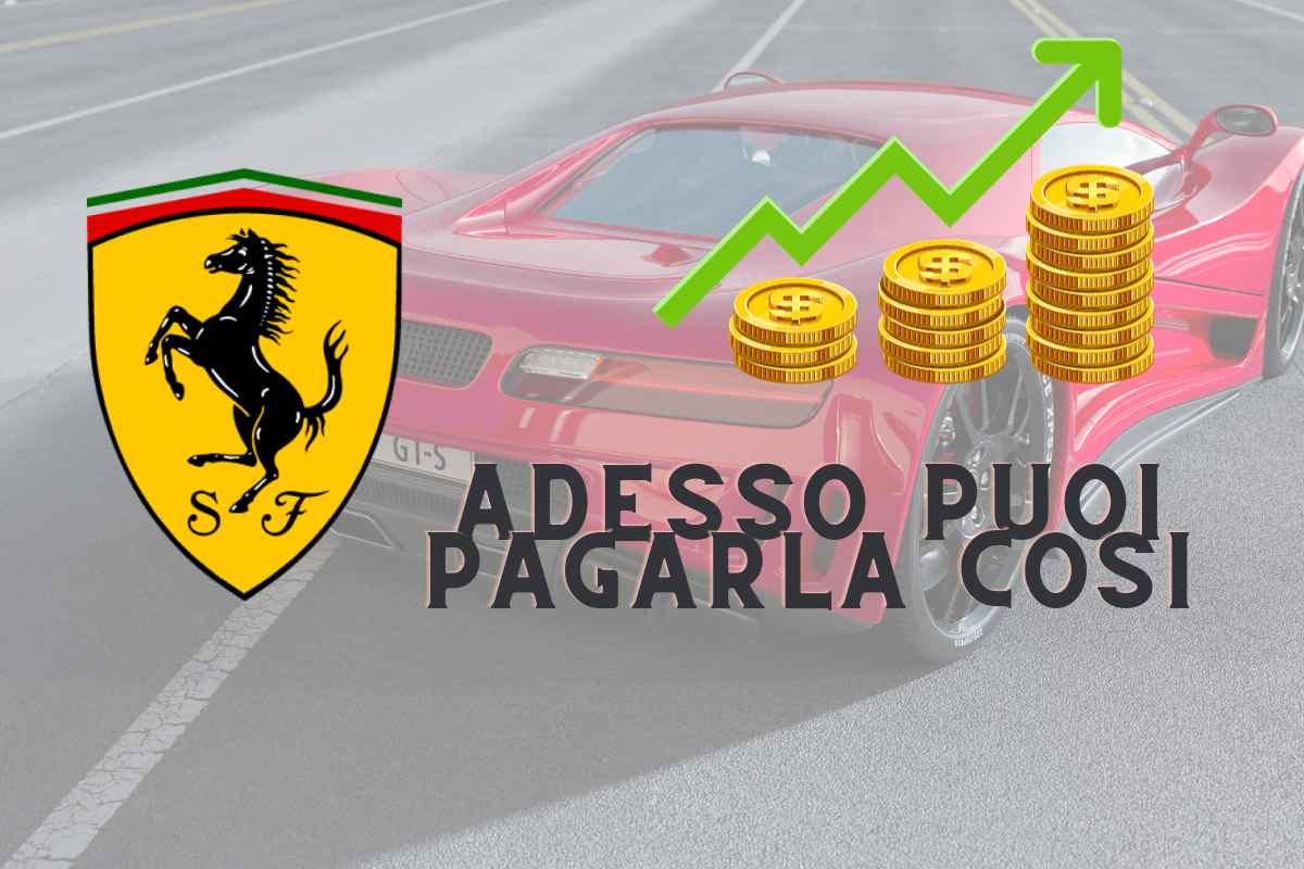 ferrari pagamento criptovalute