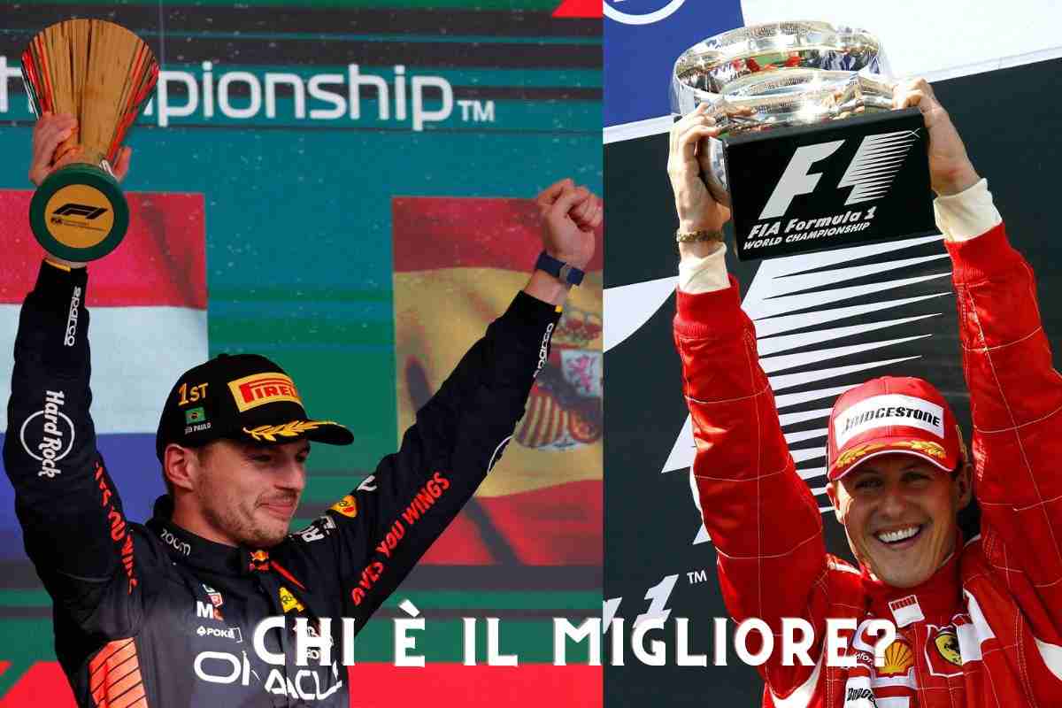 Verstappen Schumacher paragone