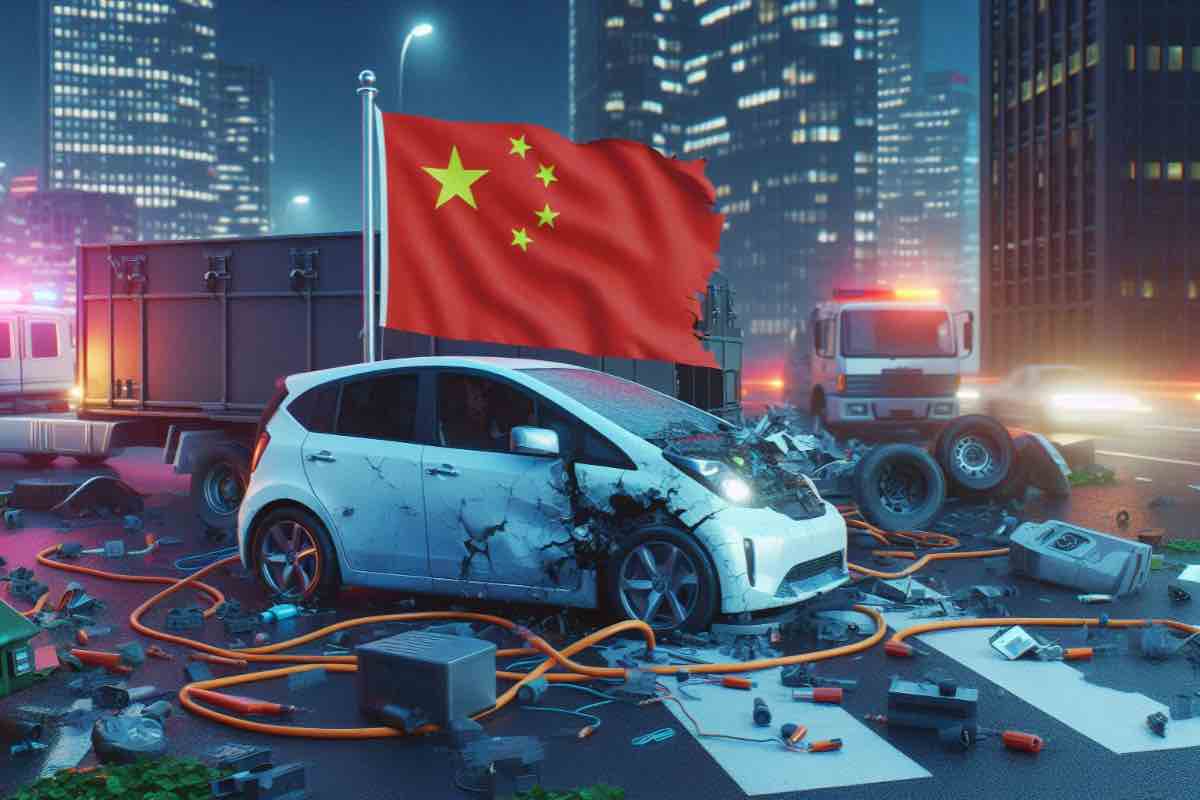 Auto elettrica disastro cinese